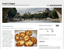 Tablet Screenshot of blog.ivman.com